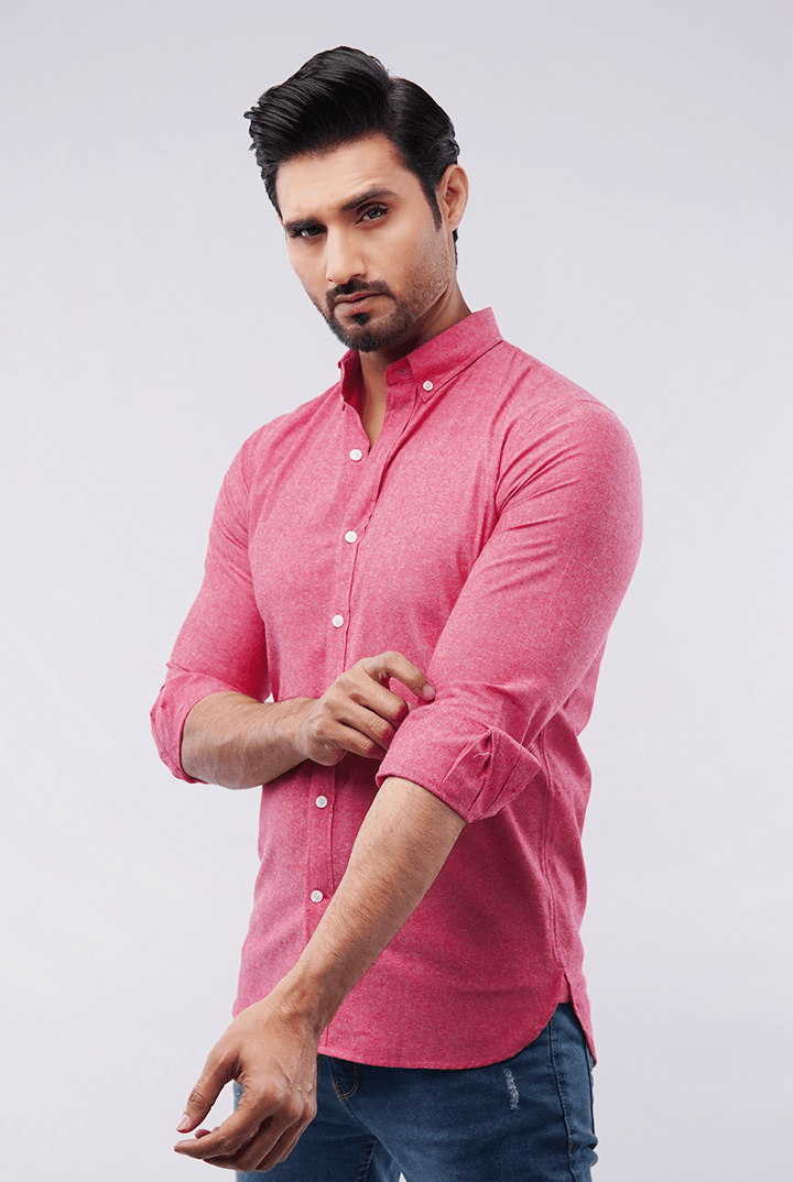 Oxford Shirt - Red Velvet - Mendeez PK
