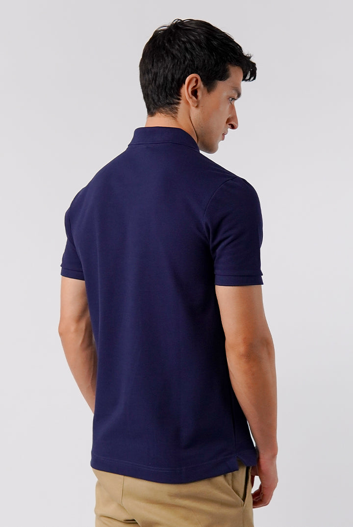 Regular Fit Polo Shirt - Navy Blue - Mendeez