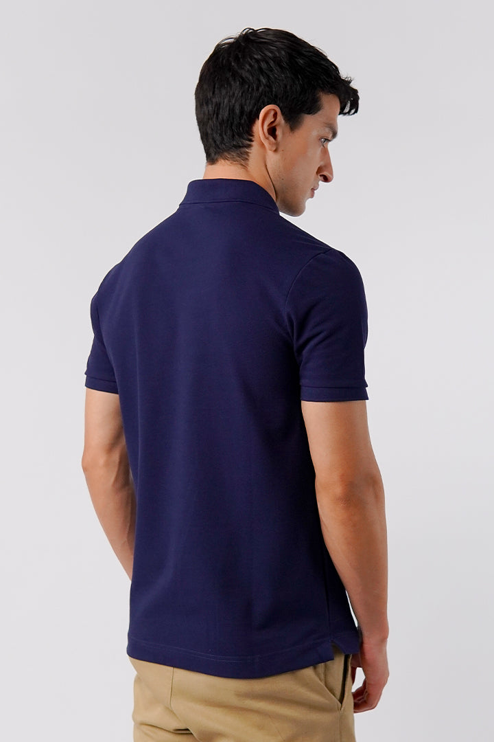 Regular Fit Polo Shirt - Navy Blue - Mendeez