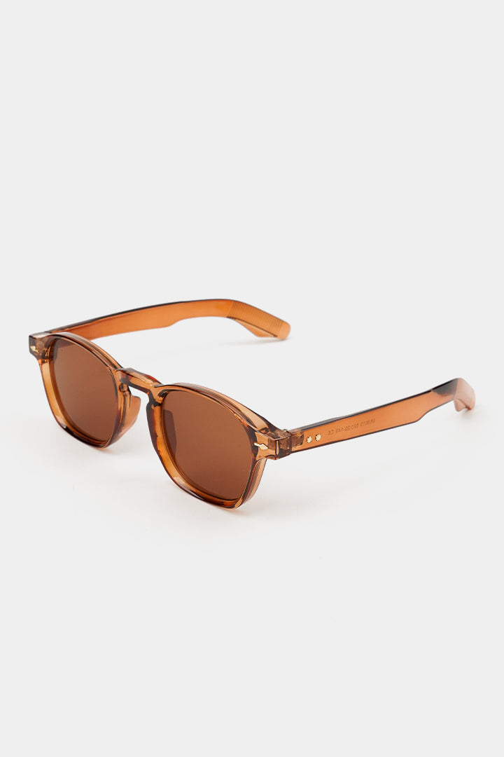 Square Sunglasses - Brown - Mendeez