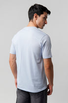 Regular Fit V-Neck T-Shirt - Sky Blue - Mendeez