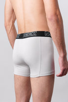 Boxer Trunks - Black, White & Light Grey Pack Of 3 - Mendeez