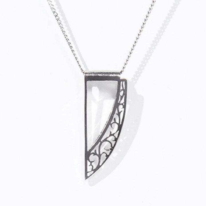 Ornament Claw Pendant - Silver - Mendeez