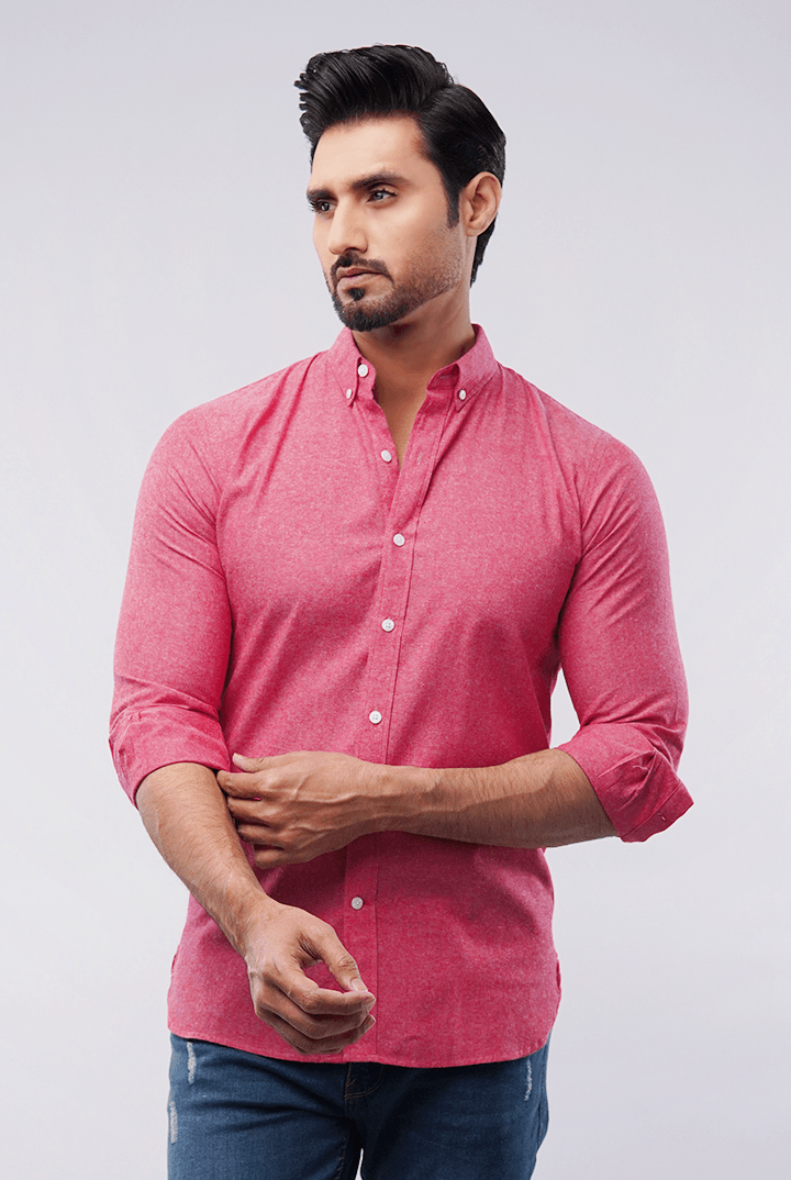 Oxford Shirt - Red Velvet - Mendeez PK