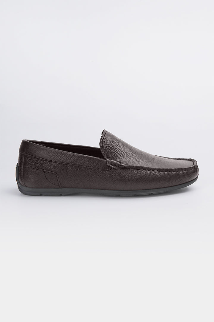 Classic Loafer Shoes - Brown - Mendeez