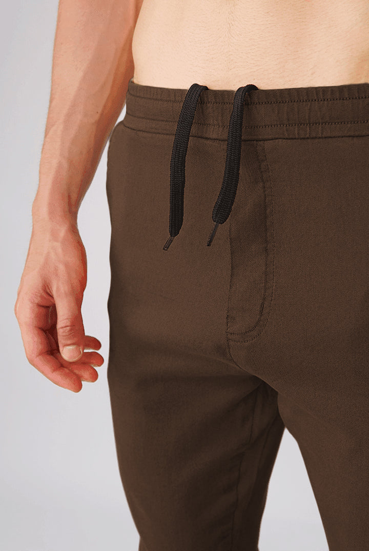 All Day Pants - Dark Brown - Mendeez