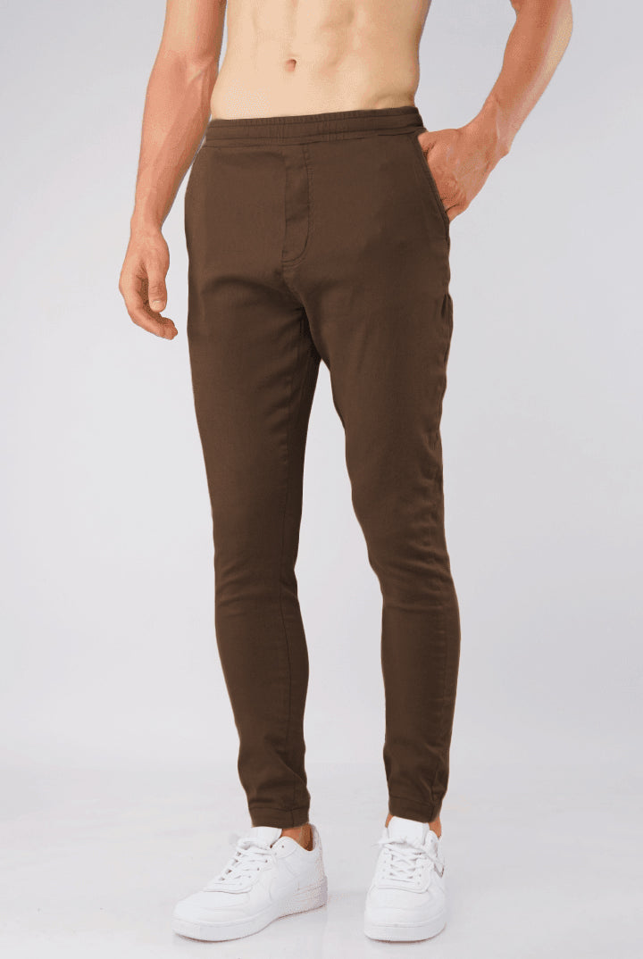 All Day Pants - Dark Brown - Mendeez
