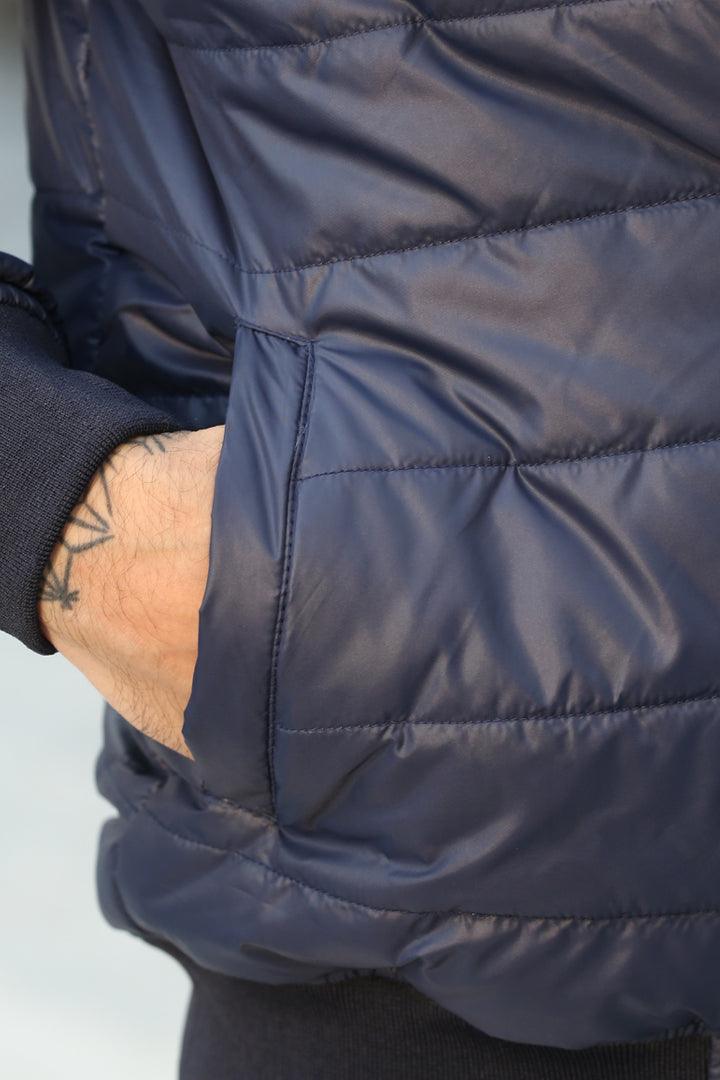 Navy Shield Windbreaker Jacket - Mendeez PK
