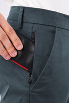Slim Fit Chinos - Greyish Blue - Mendeez