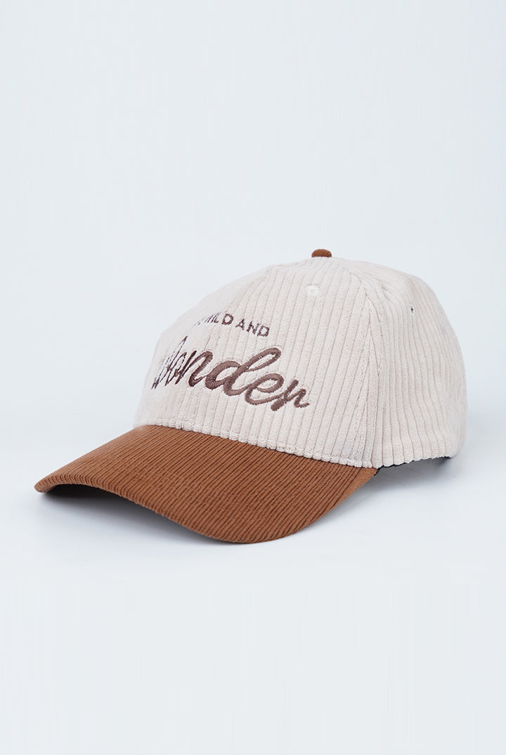 Corduroy Cap - Beige - Mendeez