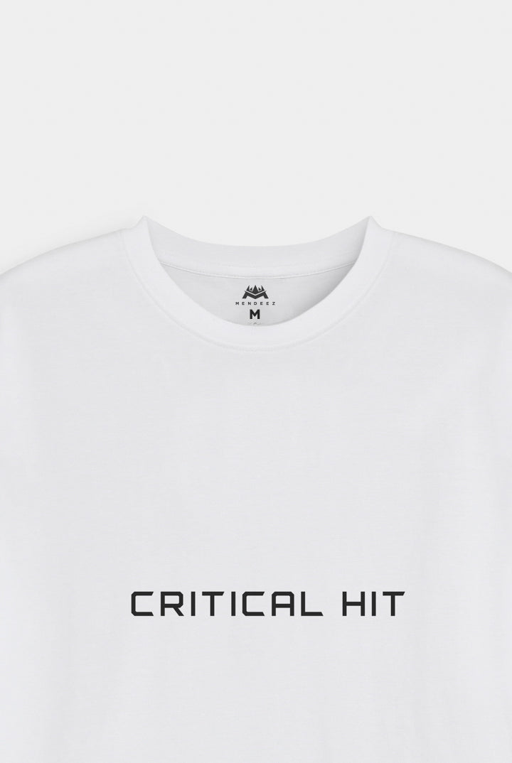 Printed Graphic Tee - White - Mendeez