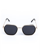 Geometric Sunglasses Black - Mendeez