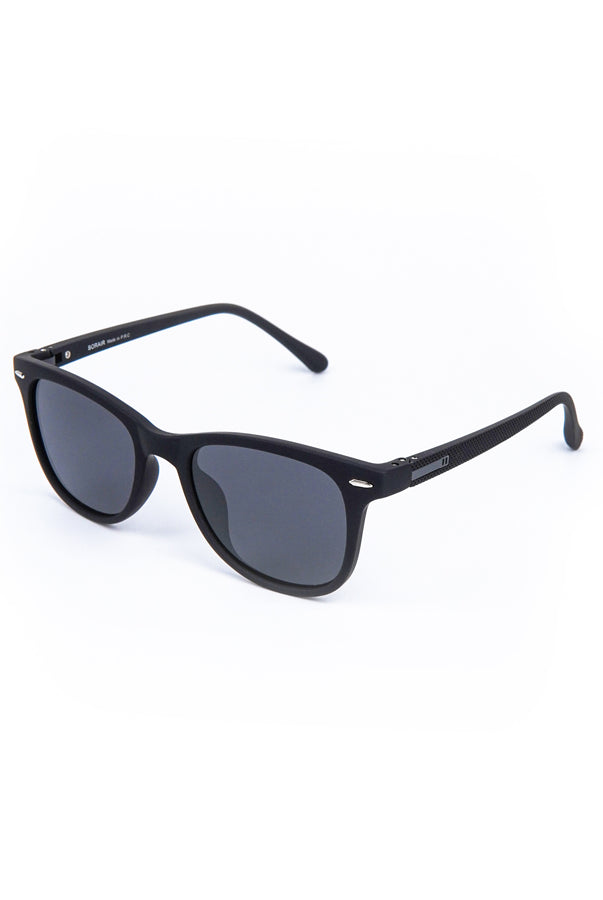 Wayfarer Square Sunglasses Black - Mendeez