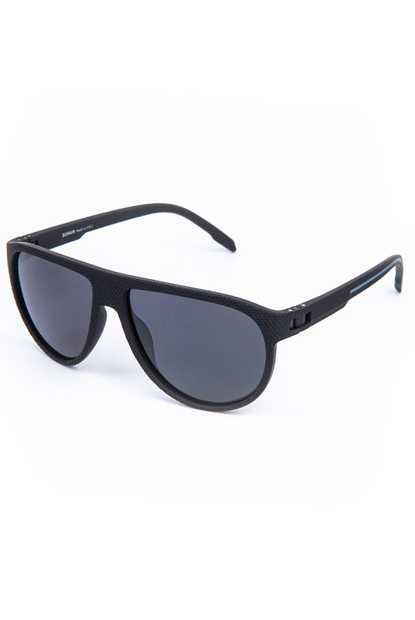 Aviator Round Sunglasses Black - Mendeez