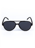 Aviator Oval Sunglasses Black - Mendeez