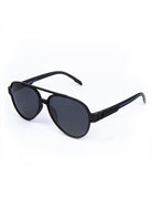 Aviator Oval Sunglasses Black - Mendeez