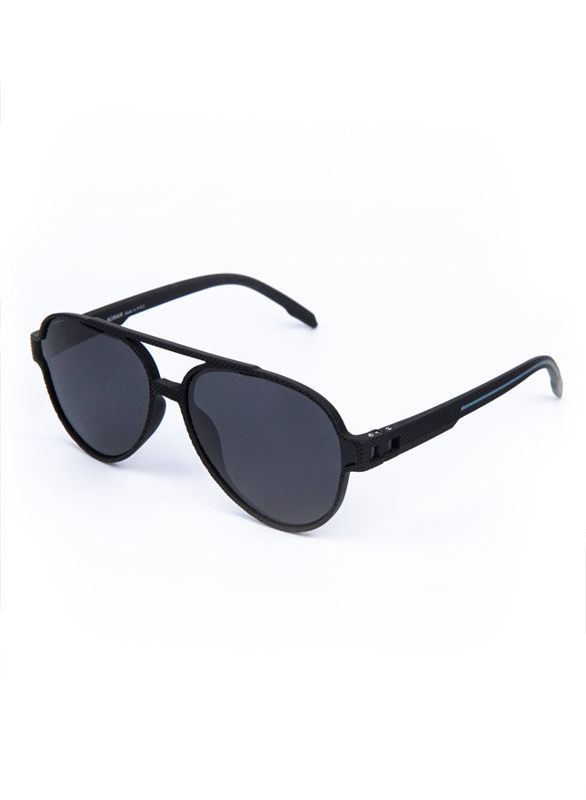 Aviator Oval Sunglasses Black - Mendeez