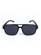 Aviator Square Sunglasses Black - Mendeez