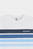 Printed Graphic Tee - White - Mendeez