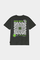 Printed Graphic Tee - Charcoal Grey - Mendeez