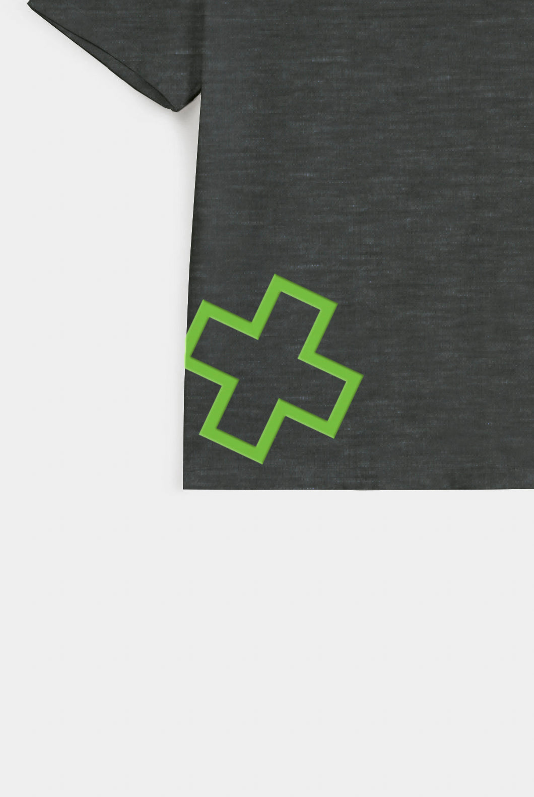 Printed Graphic Tee - Charcoal Grey - Mendeez