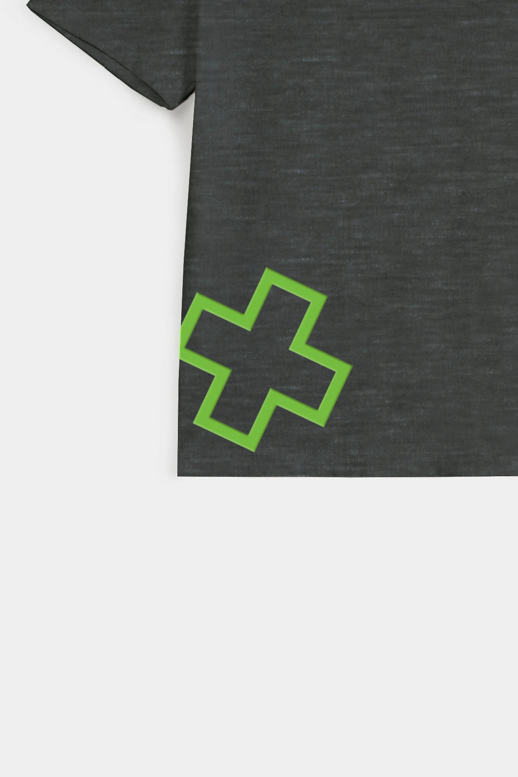 Printed Graphic Tee - Charcoal Grey - Mendeez