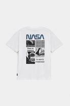 Printed Graphic Tee - White - Mendeez