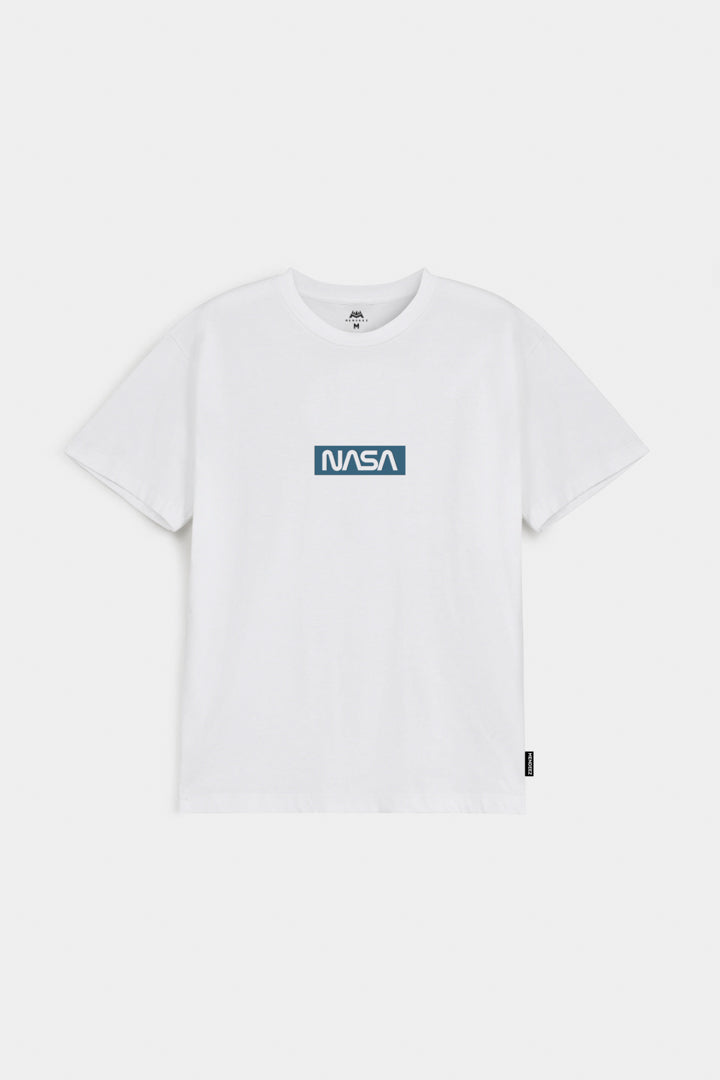 Printed Graphic Tee - White - Mendeez