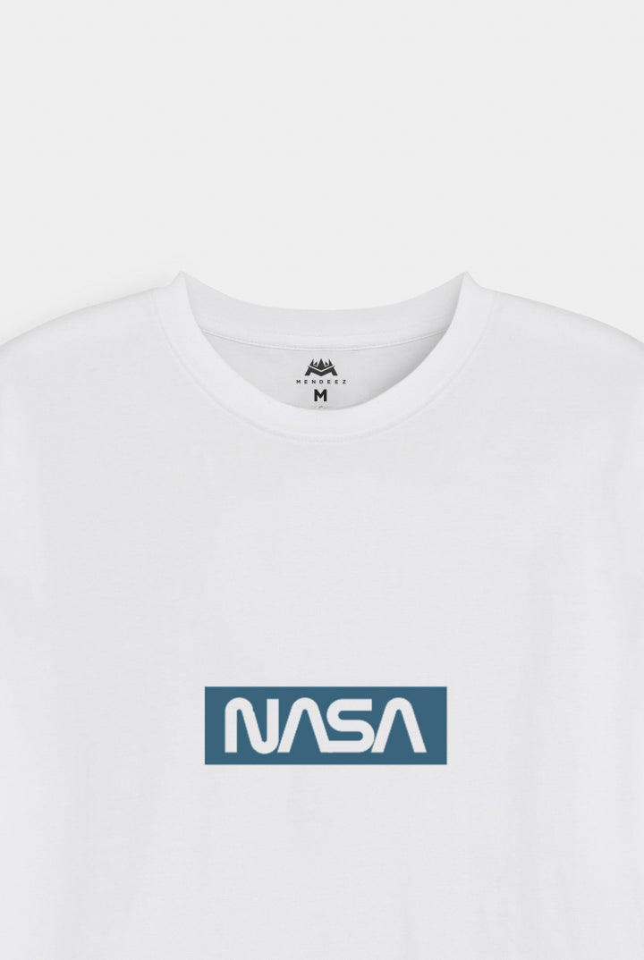 Printed Graphic Tee - White - Mendeez