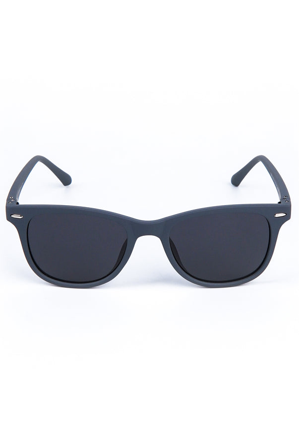 Wayfarer Square Sunglasses Grey - Mendeez