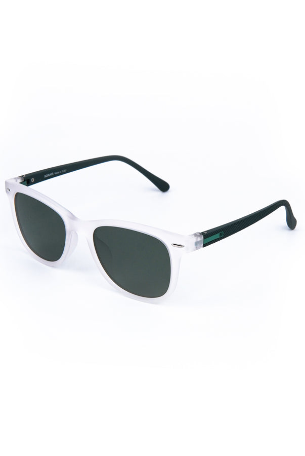 Wayfarer Square Sunglasses White - Mendeez