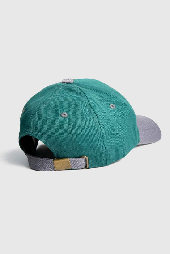 MNDZ Original Embroidered Cap -  Green & Grey - Mendeez