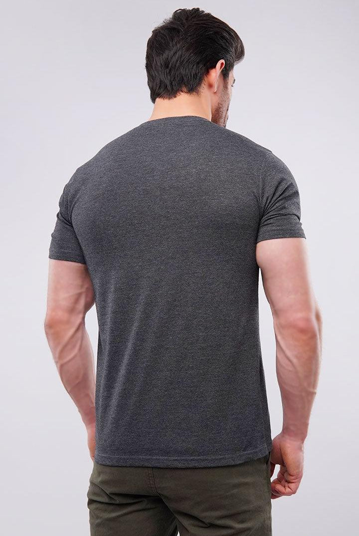 Basic V-Neck - Charcoal - Mendeez PK