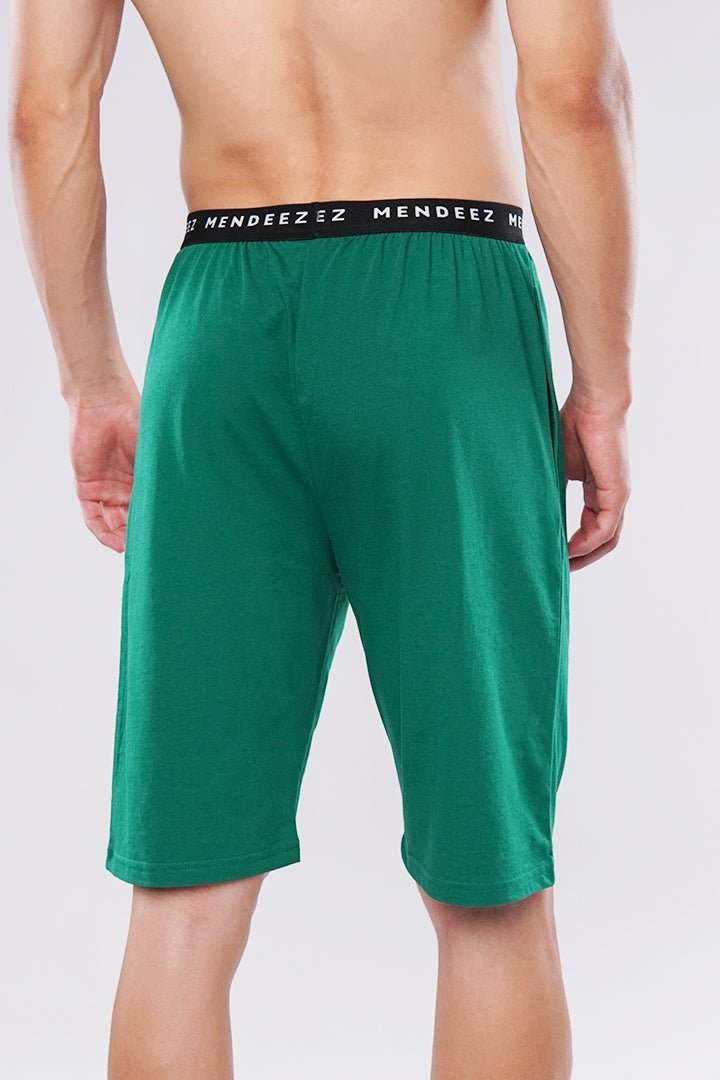 British Green Snugger Shorts-MENDEEZ-Shorts