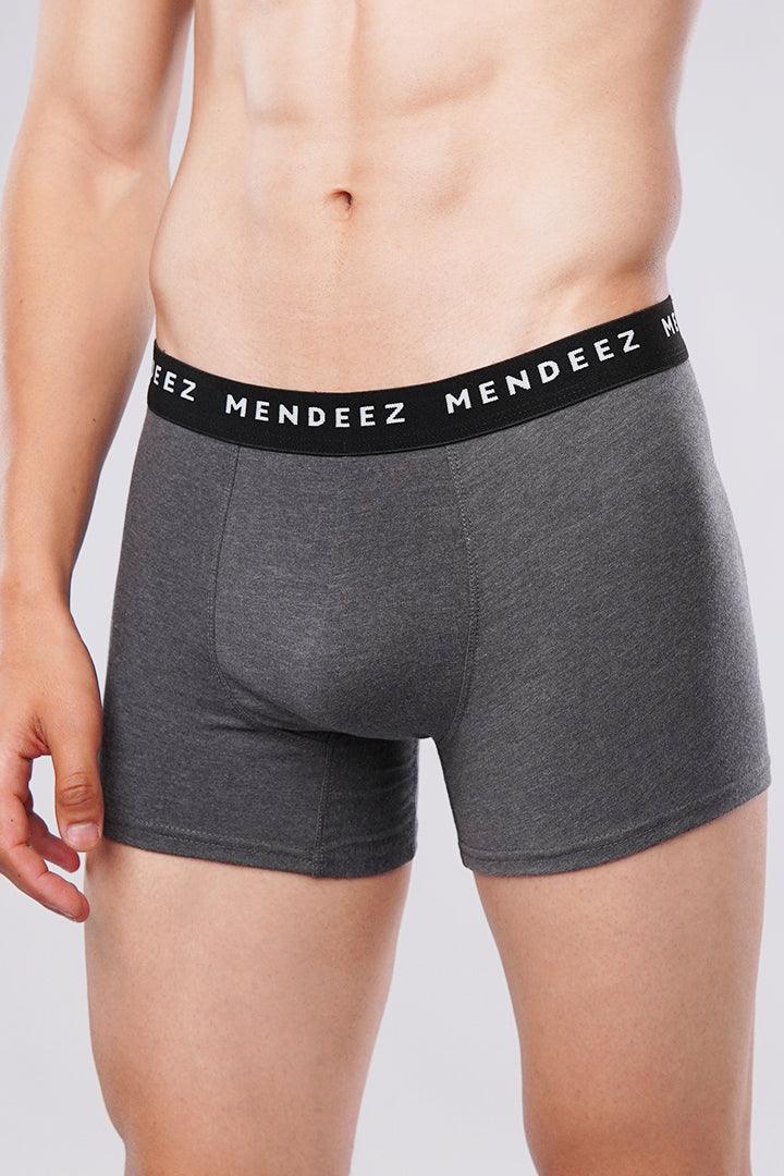 Classic Charcoal Grey Boxer Trunks - Mendeez PK