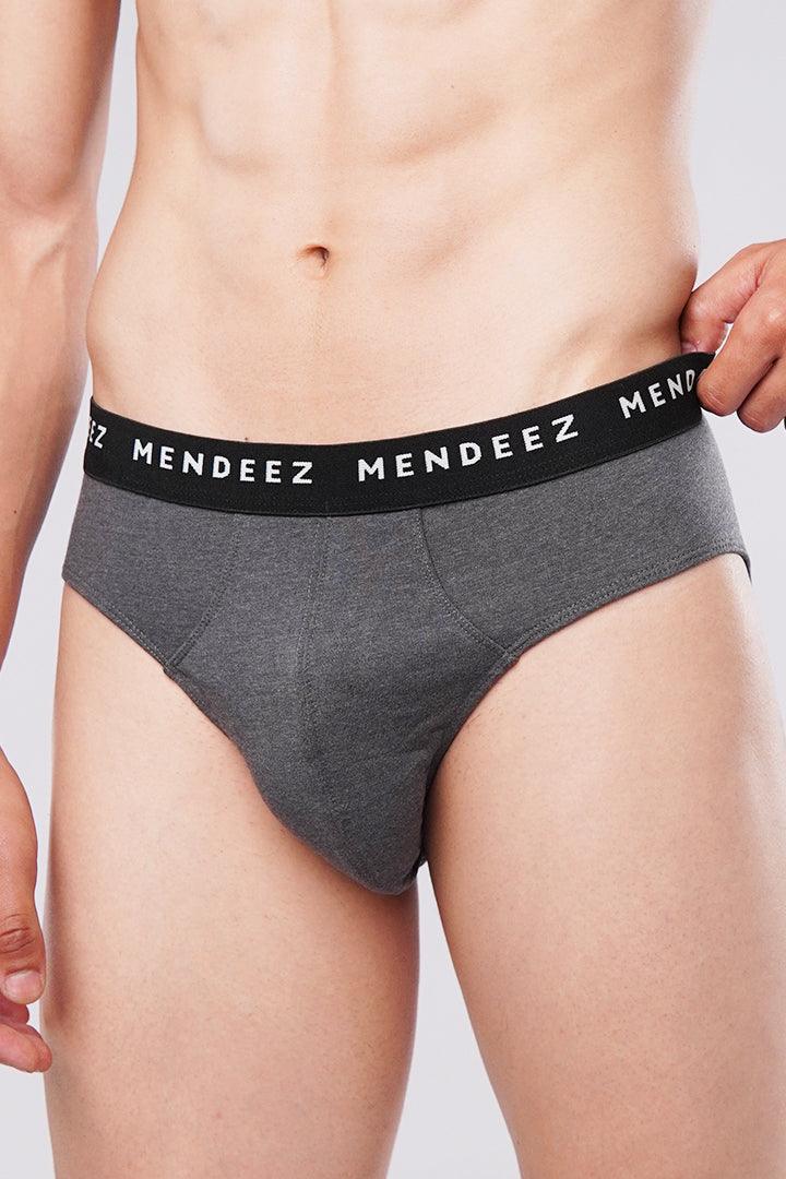 Grey Anthracite Briefs - Mendeez PK