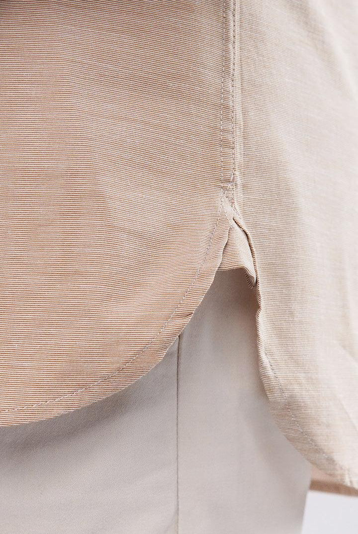 Oxford Shirt - Sand Brown - Mendeez