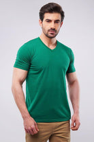 Basic V-Neck - Oxford Green - Mendeez PK