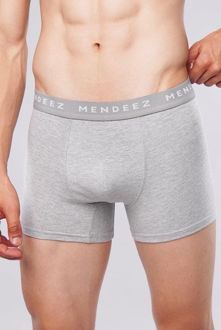 Classic Heather Grey Boxer Trunks - Mendeez PK