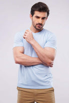 Basic Crew Neck - Powder Blue - Mendeez PK