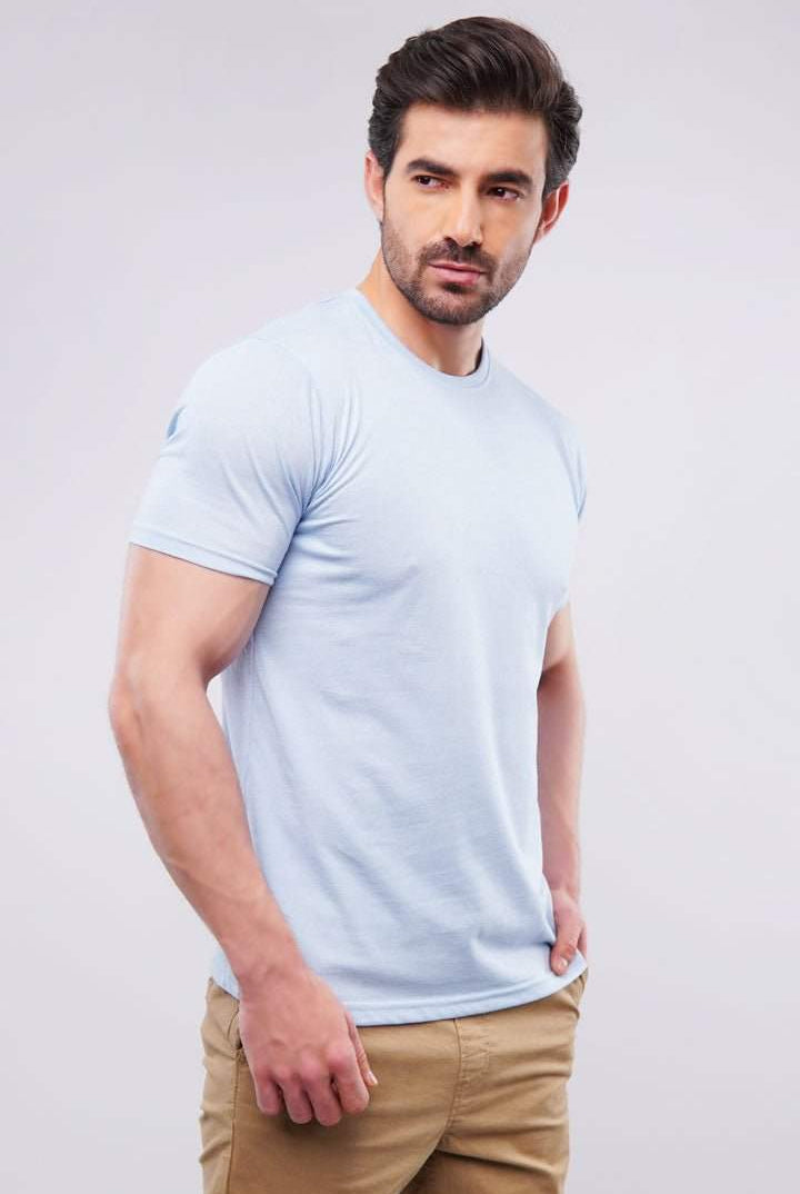 Basic Crew Neck - Powder Blue - Mendeez PK