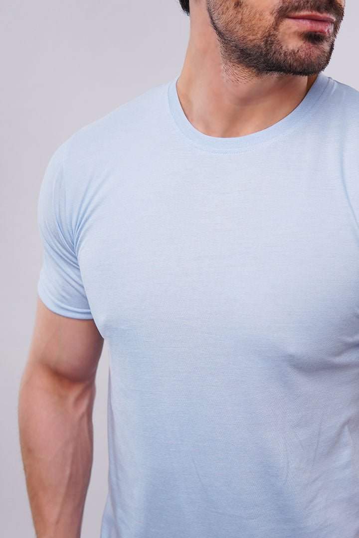 Basic Crew Neck - Powder Blue - Mendeez PK