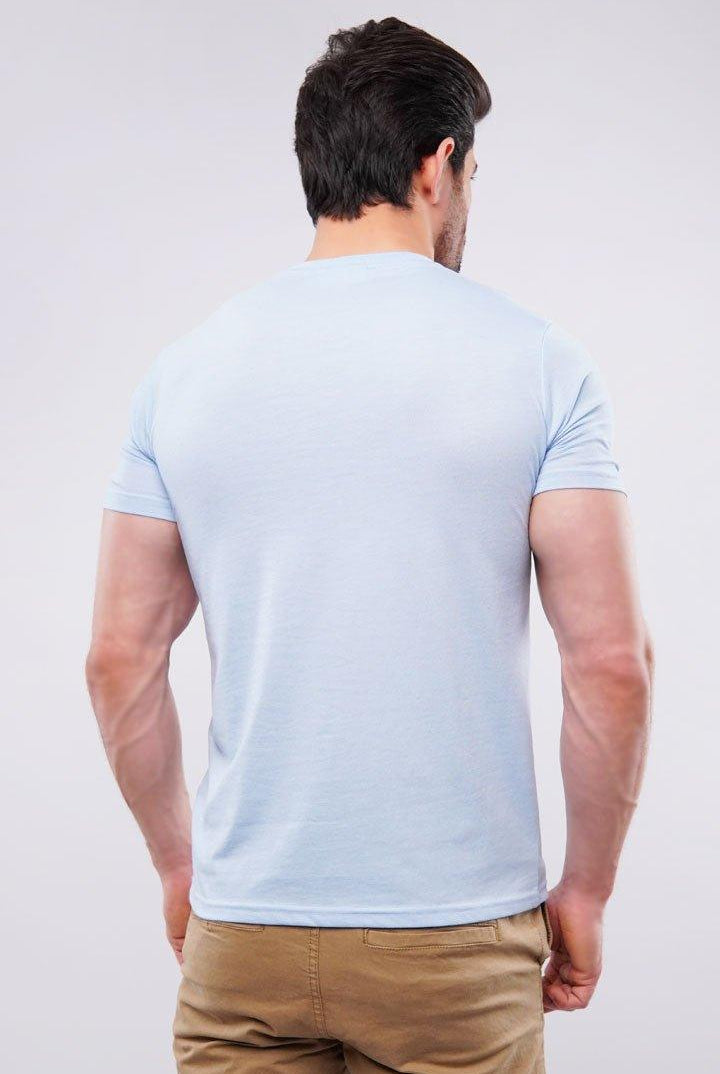Basic V-Neck - Powder Blue - Mendeez PK