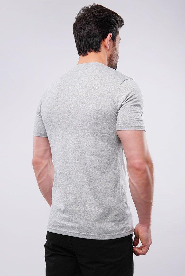 Basic V-Neck - Heather Grey - Mendeez PK