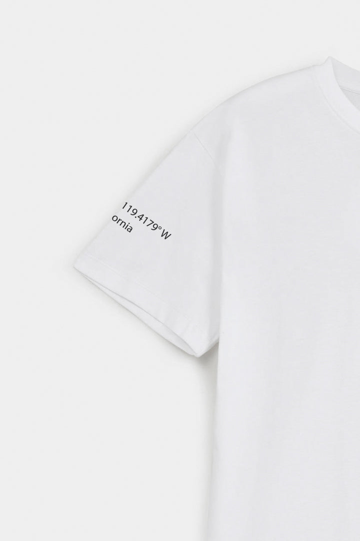 Printed Graphic Tee - White - Mendeez