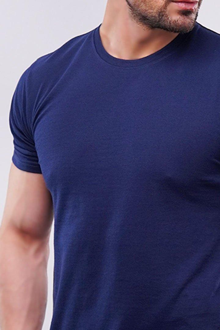 Basic Crew Neck - Navy Blue - Mendeez PK