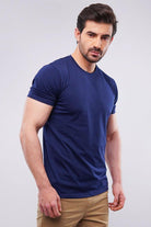 Basic Crew Neck - Navy Blue - Mendeez PK