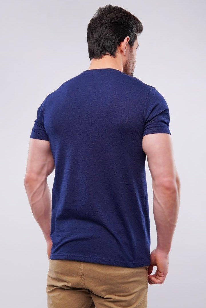Basic Crew Neck - Navy Blue - Mendeez PK