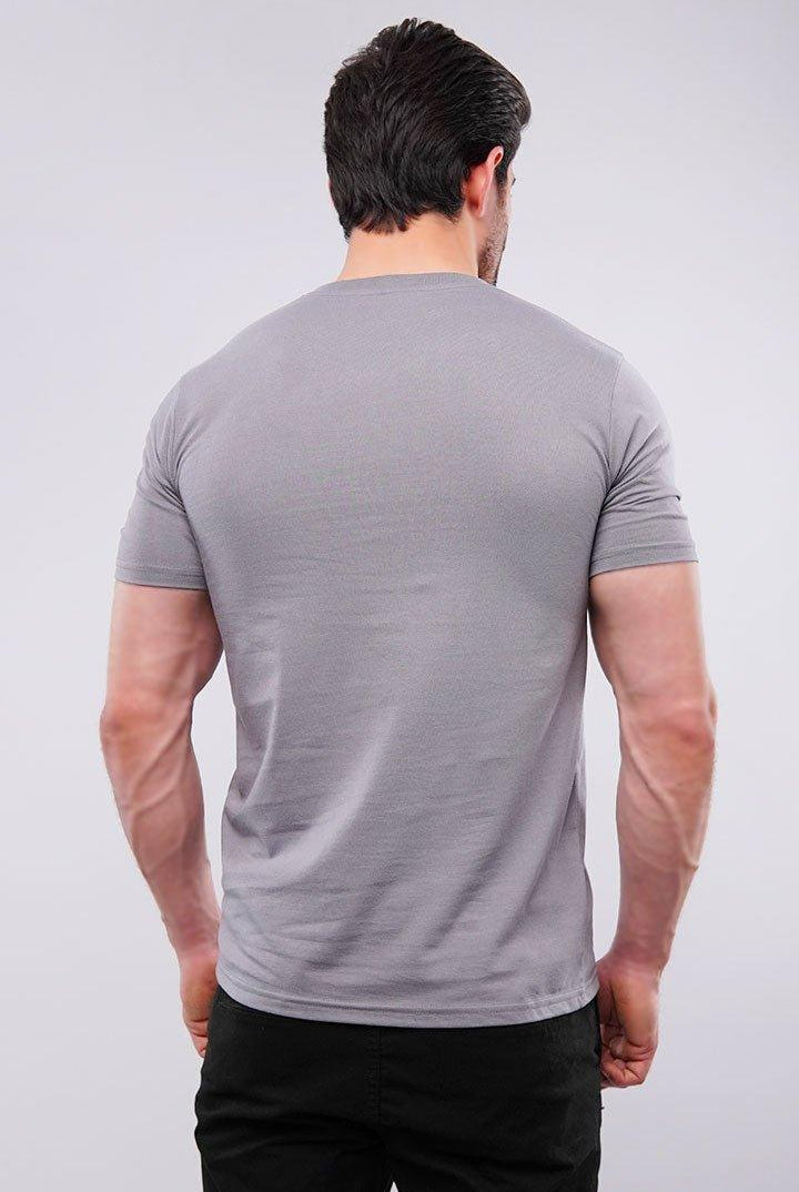 Basic V-Neck - Dark Grey - Mendeez PK