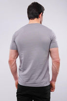 Basic V-Neck - Dark Grey - Mendeez PK